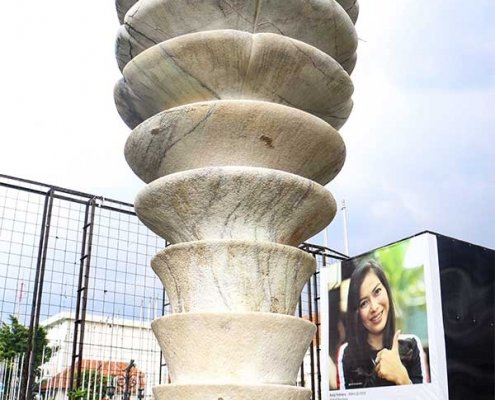 patung publik monumen dasasila bandung